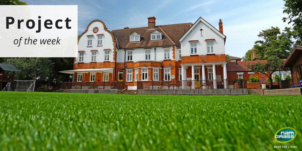 Namgrass's tweet photo. This #ProjectOfTheWeek by @new_lawn spans 1600m2! #artificialgrass is great for kids &amp; that's why it's increasingly being used in #schools. https://t.co/mV9Oc1EhNz