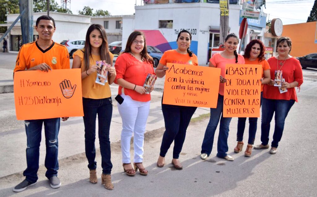 Gabyoss's tweet photo. En #Nava nos sumamos a la lucha contra la violencia hacia niñas y mujeres #DíaNaranja #ÚltimoAño @semujerescoah @anasoto08 @LuzMorales https://t.co/2e9JSbN6Uf