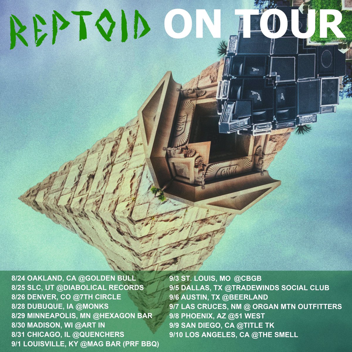 TOUR STARTS NOW. DRIVING 12 HOURS TO SLC BY MYSELF ON NO SLEEP. COOL.