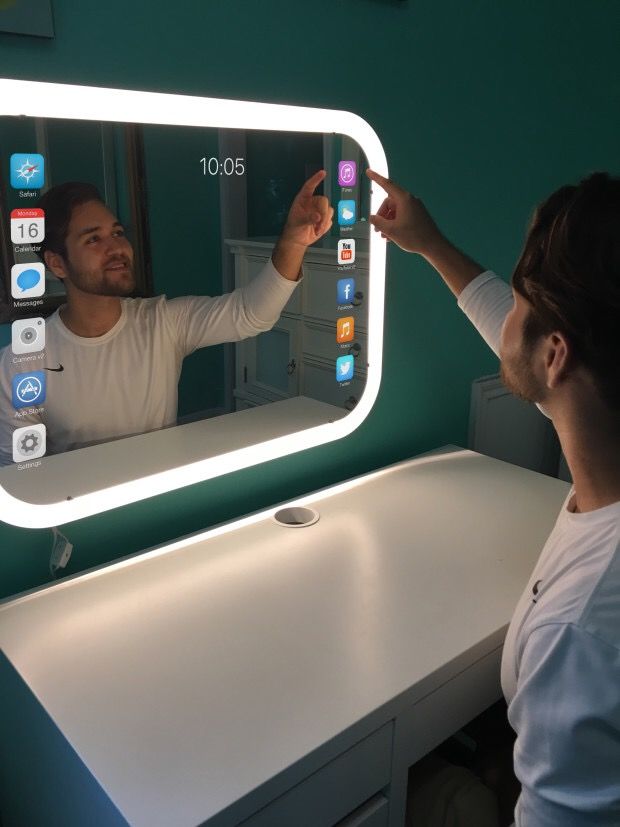 The Eve Smart Mirror. buff.ly/2vlwVmt #IoT #SmartHome #design