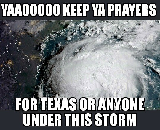 _yaoway's tweet photo. #Harvey2017 still on my #peayers https://t.co/GkwEGdsj18
