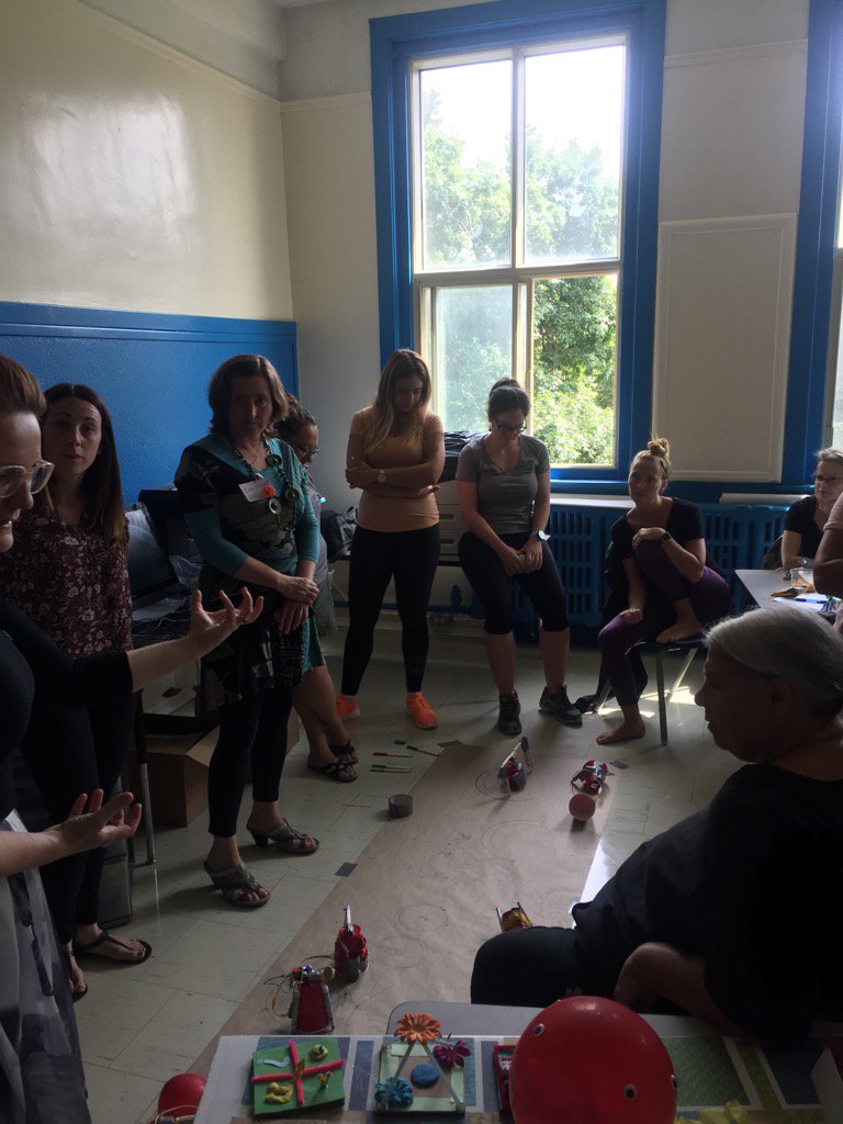 <a href="/EBS_EMSB/">Elizabeth Ballantyne</a>  and <a href="/PET_EMSB/">Pierre E. Trudeau</a> teachers making robots in the new EBS Makerspace! Engaged and learning