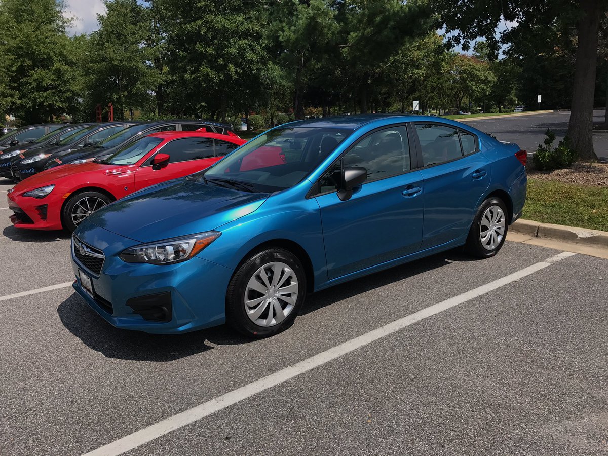 dustinh365's tweet photo. So I got a new thing. 2017 #subaru Impreza!
I'm VERY happy with it!
Thank you #jonesJunction and #belAirSubaru! https://t.co/rdaXbGvJ09