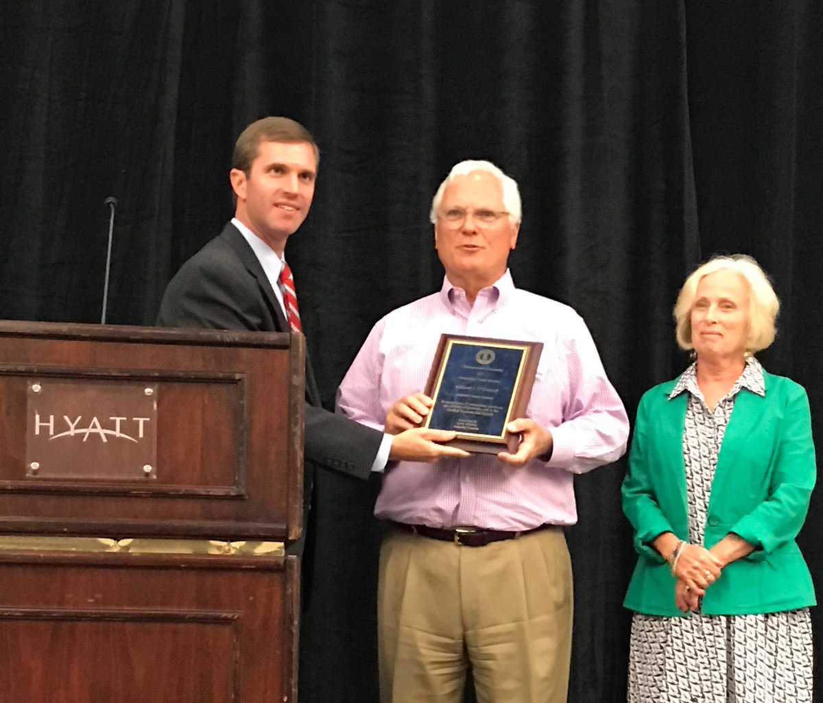 PaulMiles840's tweet image. Jefferson County&apos;s Mike O&apos;Connell named Outstanding County Attorney of the Year at Kentucky Prosecutors Conference.