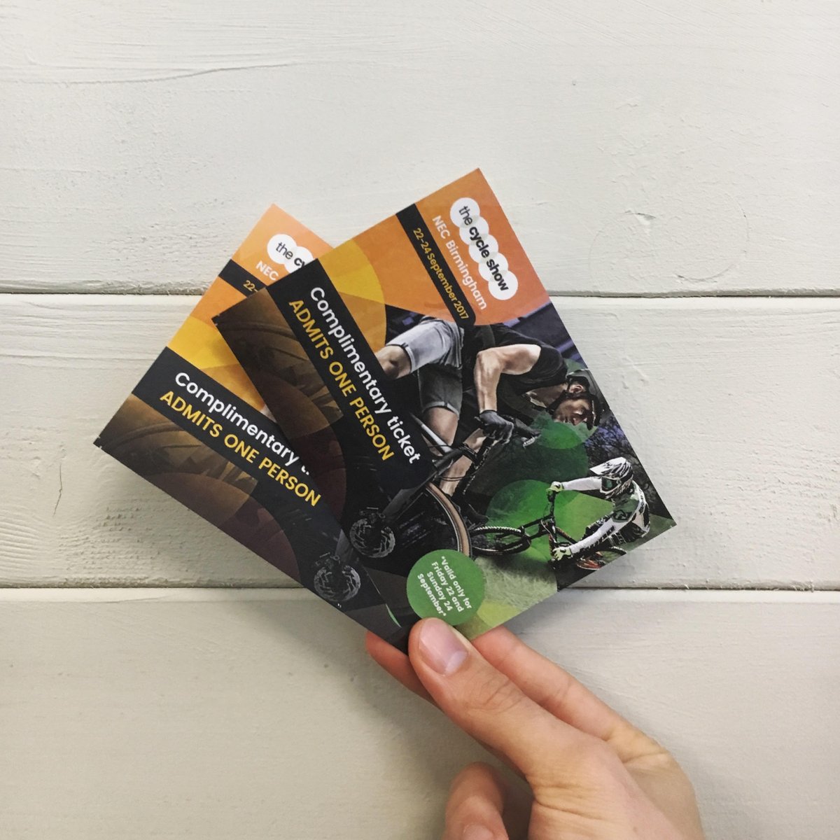 We've got 5 pairs of tickets to give away for the <a href="/cycleshow/">@cycleshow</a> next month. FOLLOW &amp; RT to enter, we'll pick the winners on Tuesday at 10am.