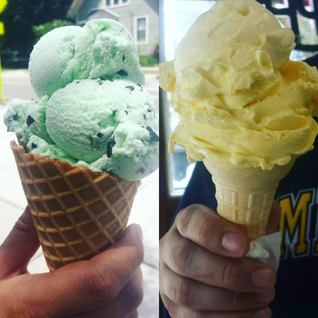 TheAADairy's tweet photo. How do you like your #cone the wonderful #wafflecone or the classic #cakecone ? You can't go wrong either way when ice cream is on top 😉🍦 https://t.co/ZjGftLkX5l