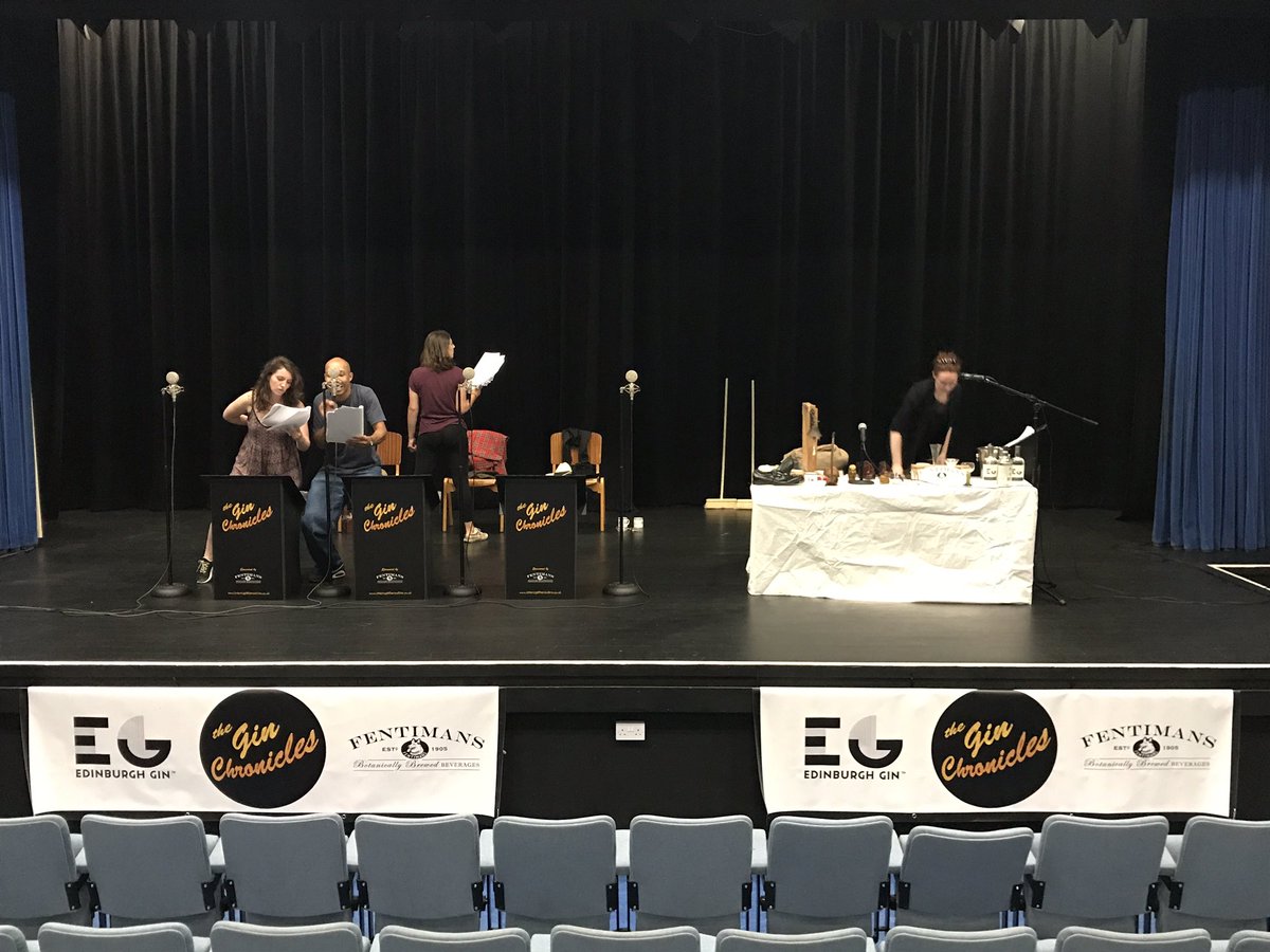 Gin_Chronicles's tweet image. What a beautiful venue! The company preparing to perform at @AsylumSteampunk festival this evening!