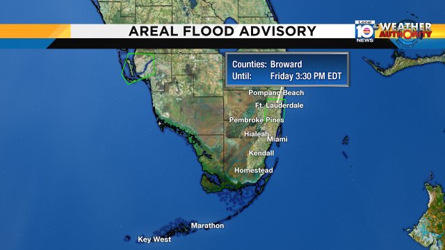 Local 10 WEATHER ALERT - Areal Flood Advisory issued for the highlighted areas. More info bit.ly/krCDQ?utm_medi… https://t.co/LeFQEkvyUY
