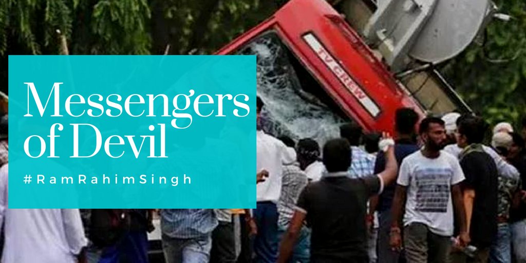 compare2loan's tweet photo. These are really the messengers of devil not God #RamRahimSingh #RamRahimVerdict #Haryana #DeraSachaSauda #DeraVerdict #Rohtak https://t.co/BXZmRMpiFc