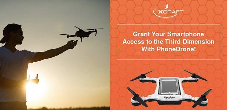 Time to pre-order   xcraft.io/PHONE-DRONE/ #phonedrone #uav #drone <a href="/xCraftUAV/">xCraft UAV</a>