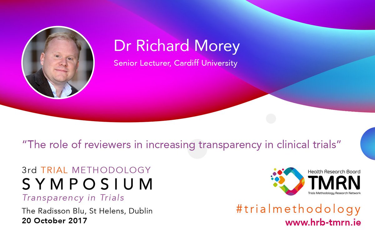 #TransparencyinReview Check out @richarddmorey discussing the role of reviewers in #TransparencyInTrials this Oct bit.ly/2vvFjQp