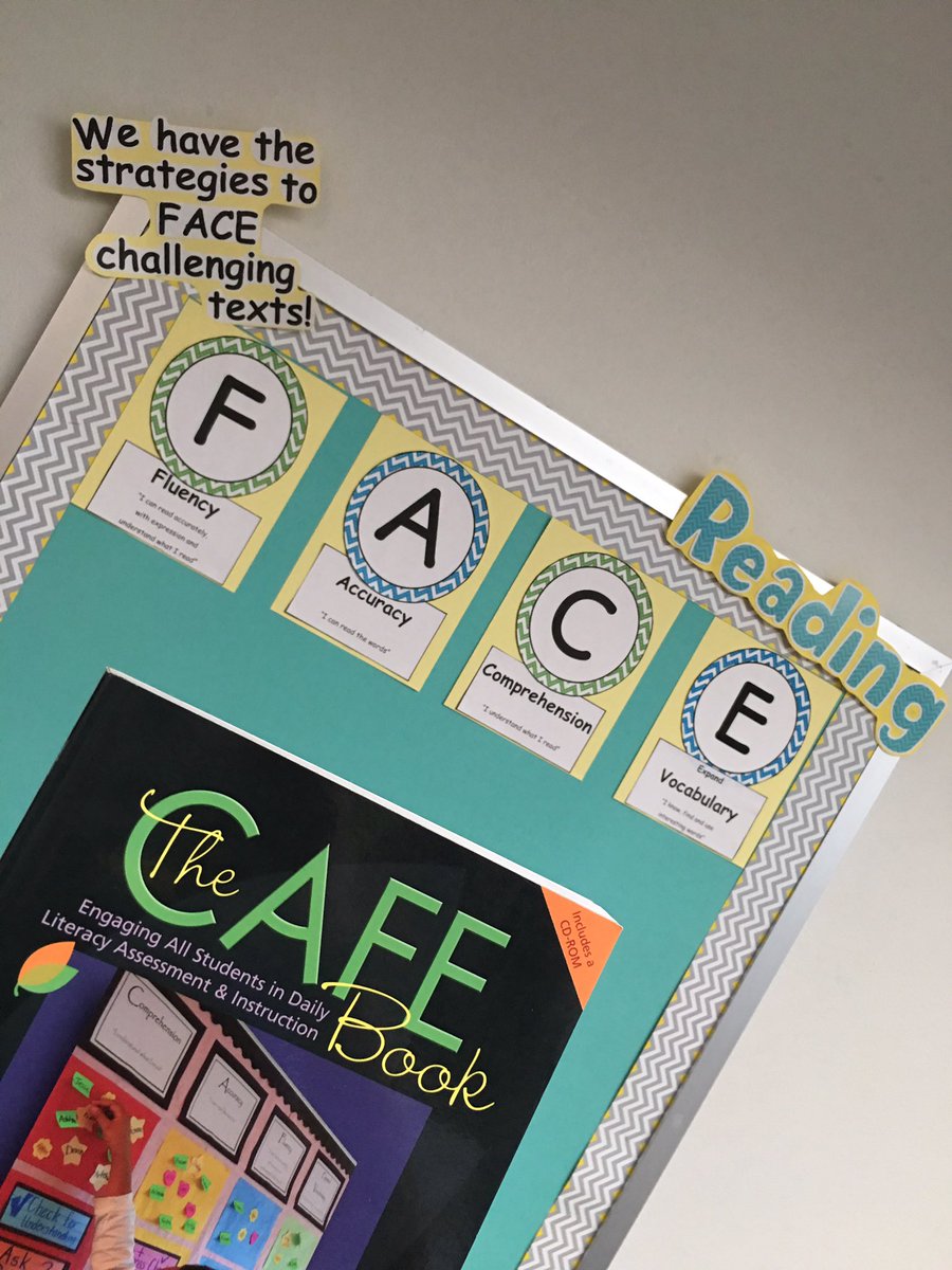 MrsZClassroom's tweet photo. I'm excited to use elements of CAFE for my guided reading this year! #4thchat #Daily5CAFE https://t.co/yWrRyJFZhz