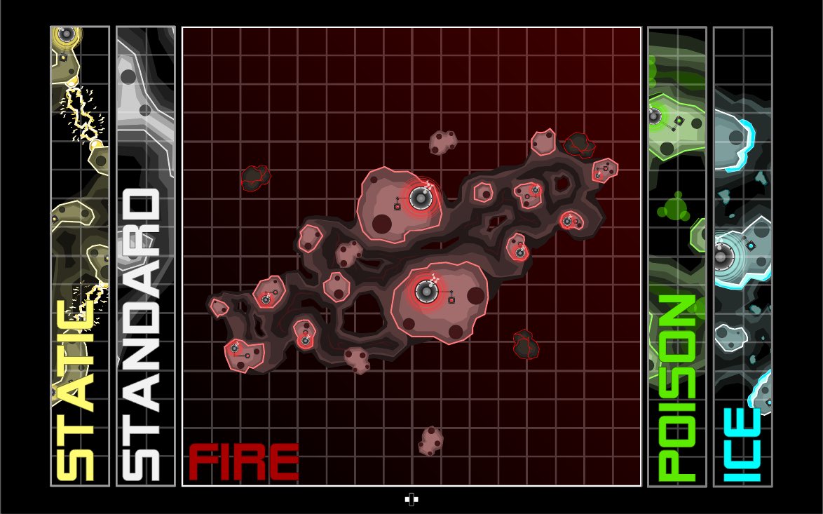 DiscoShips's tweet photo. Prototyping and re-working map/weapon/ability/team select screens. Should clear up confusion for future playtesting! #gamedev #indiedev https://t.co/Qa1UGGFBeE