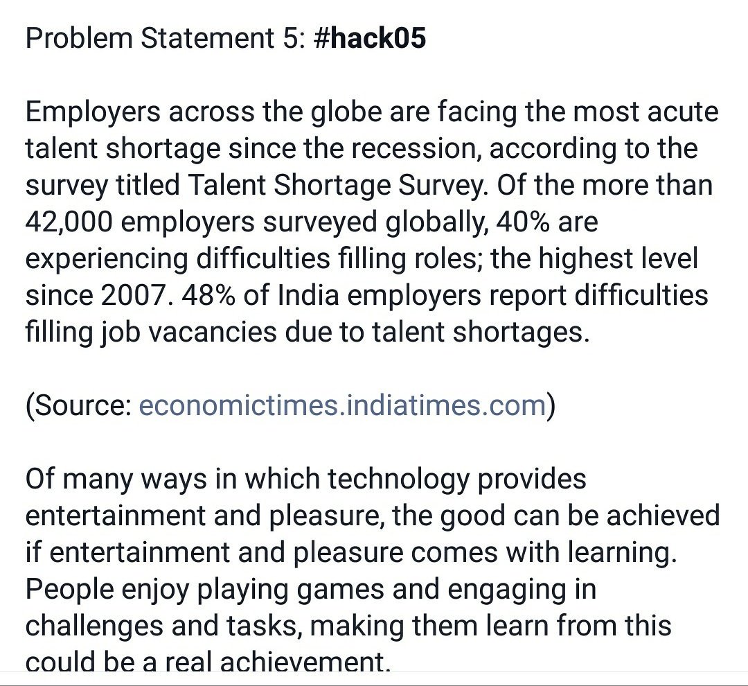 ipectechathlon's tweet photo. (5/5)
Out of these problem statements the participants have to choose one problem statement and they will have to suggest solution for any. https://t.co/GORPNBTBHX