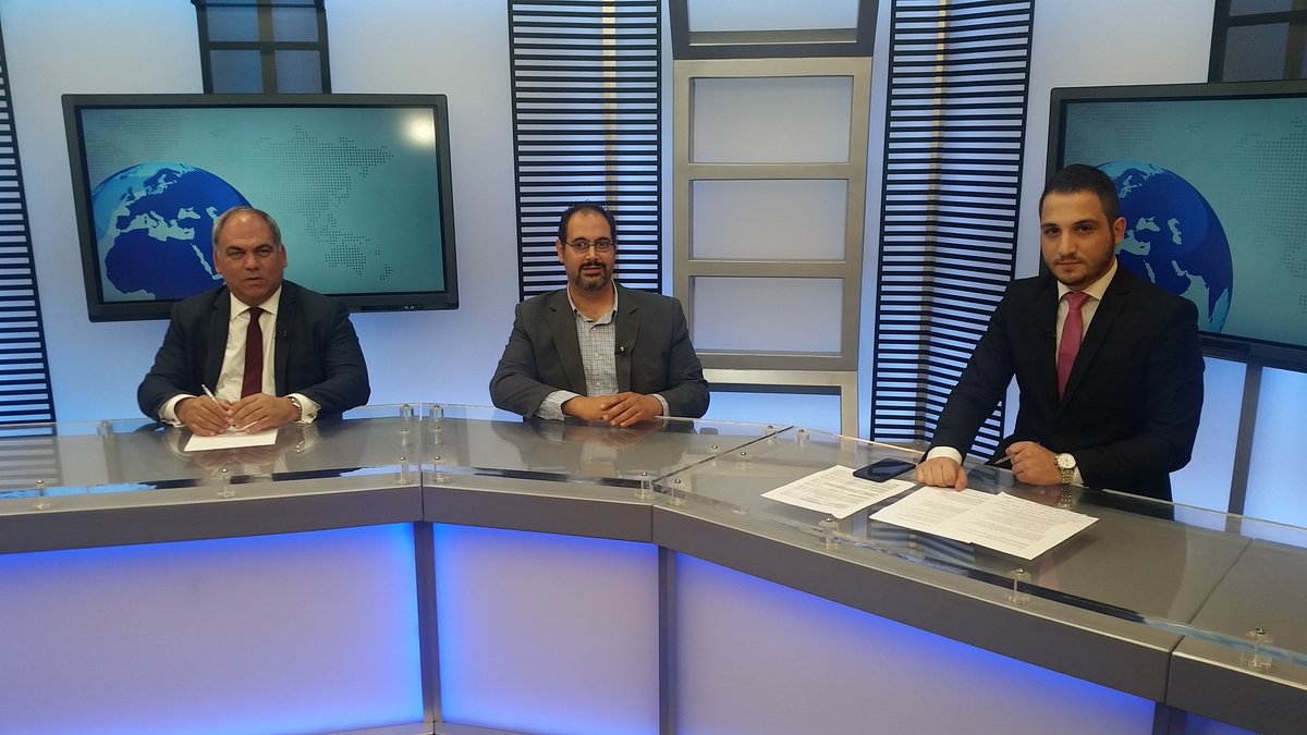 mkaminarides's tweet photo. Great to interview @BambosMP @UKLabour @jeremycorbyn on Capital TV in #Cyprus #CyprusProblem #ConferenceOnCyprus https://t.co/nlWo9tux1H
