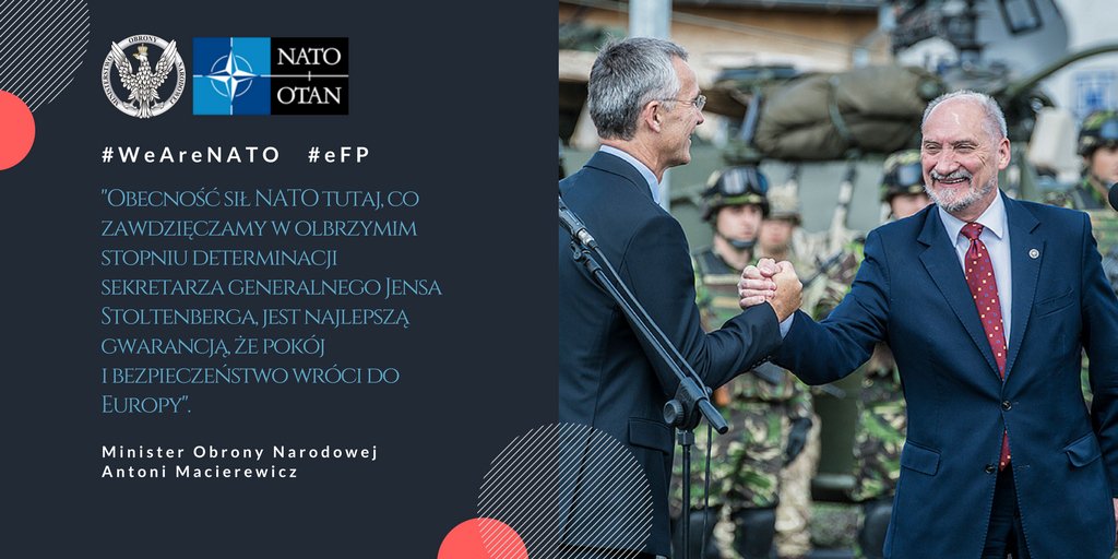 Rzadometr's tweet photo. Wizyta #SekGen @NATO @jensstoltenberg i min. @Macierewicz_A w@BG_Poland_eFP: https://t.co/LQPLOU8m0d#WeAreNATO https://t.co/4KQ7HPo6m4