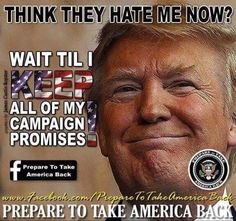 ListSatoshi_'s tweet photo. You think they hate our @POTUS now!? Just wait until he keeps ALL of his campaign promises! Boom 💥👊

#TrumpTrain 🚂🚃🚃🚃💨💨 #MAGA https://t.co/IehlKQ4FBK