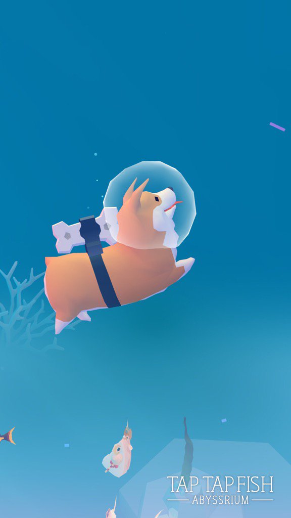 LissaTwt's tweet photo. My Congratulating Corgi:) 
#taptapfish
Download: https://t.co/OlLztyu8r0 https://t.co/39XAXX0x2X