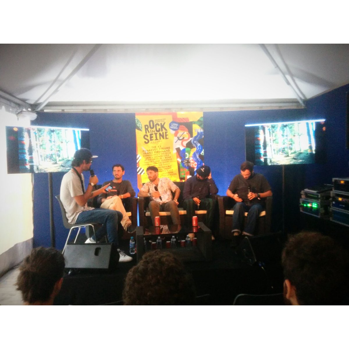 #villagedudisque #rockenseine : conférence sur les "boutiques festivals" avec <a href="/nicoprat/">Nico Prat</a> / <a href="/pete_the_monkey/">Pete the Monkey</a> &amp; <a href="/hellobirdsfest/">Hello Birds Festival</a>