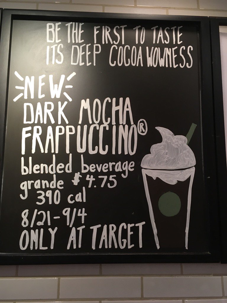#activesampling the new dark mocha #frappucino! Released early #onlyattarget until 9/4/17 #T2096