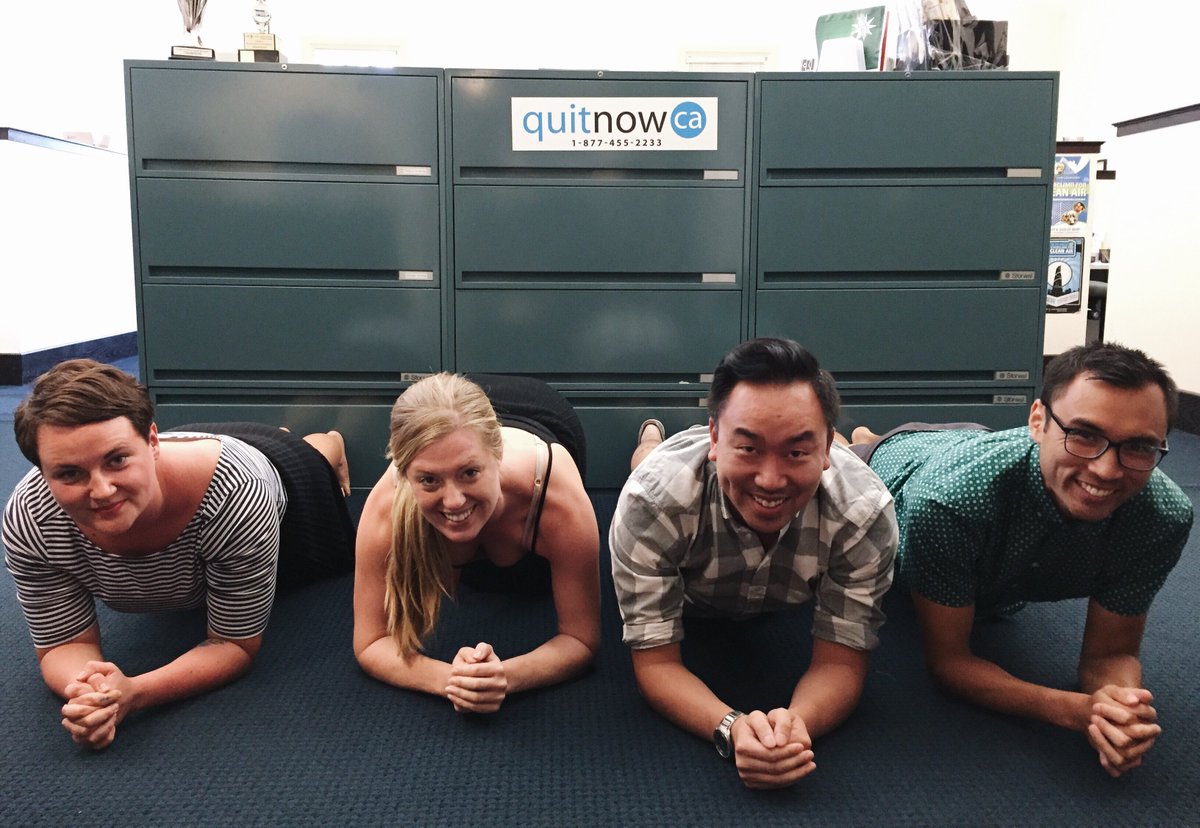 therushvan's tweet photo. It's 3:00pm, which means... plank break at the office! Even as summer starts to wind down, keep that fitness motivation STRONG! https://t.co/oSQqQWV6M2