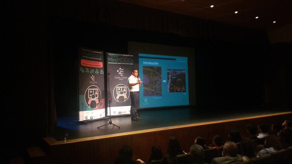 ClubesCienciaMx's tweet photo. El primer #miniMOOC en proyectarse es el de Synbio y Biotech 
 qué está siendo explicado por Jorge Ángel Marcos Viquez. https://t.co/ggz4lyGbGT
