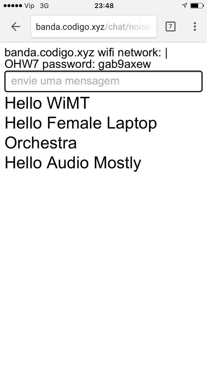 _FLOrchestra's tweet photo. @arianestolfi processing voice+controlling Open Band (Banda Codigo) @WebAudioAPI used by @AudioMostly audience listening to Transmusicking I https://t.co/HQrdho69j5