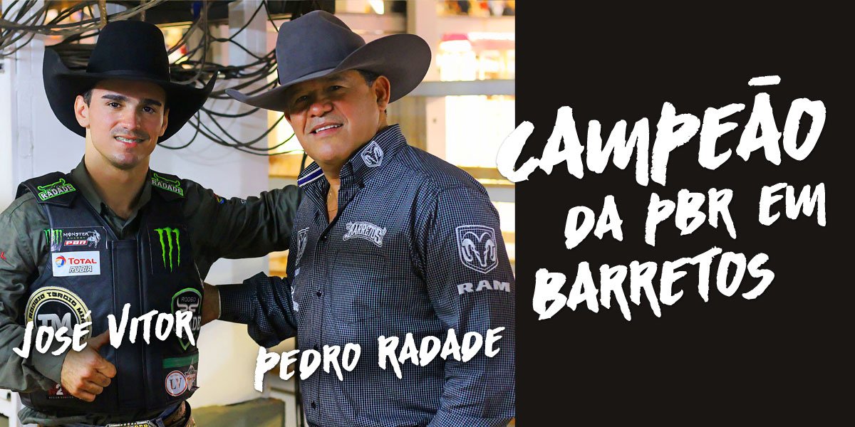 RAMdoBrasil's tweet image. A #Ram tem grande orgulho em patrocinar o Time Radade: José Vitor, vencedor da Festa do Peão em #Barretos, e Pedro Radade. Parabéns, José!