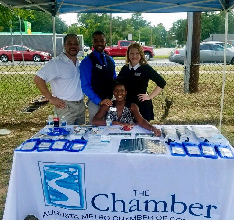 Augusta_Chamber's tweet photo. The Chamber participating in the 3rd Annual Pack a Backpack School Supply Drive. #MakingStudentsMoreSuccessful #AchievingMoreTogether https://t.co/0ZmS6p7Luq