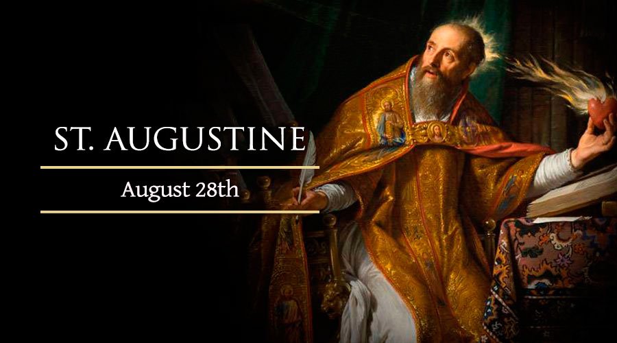 cnalive's tweet photo. St. Augustine, pray for us! Learn more about his life here: https://t.co/2nlFsRKmlC #Catholic https://t.co/OYEeHiNydR