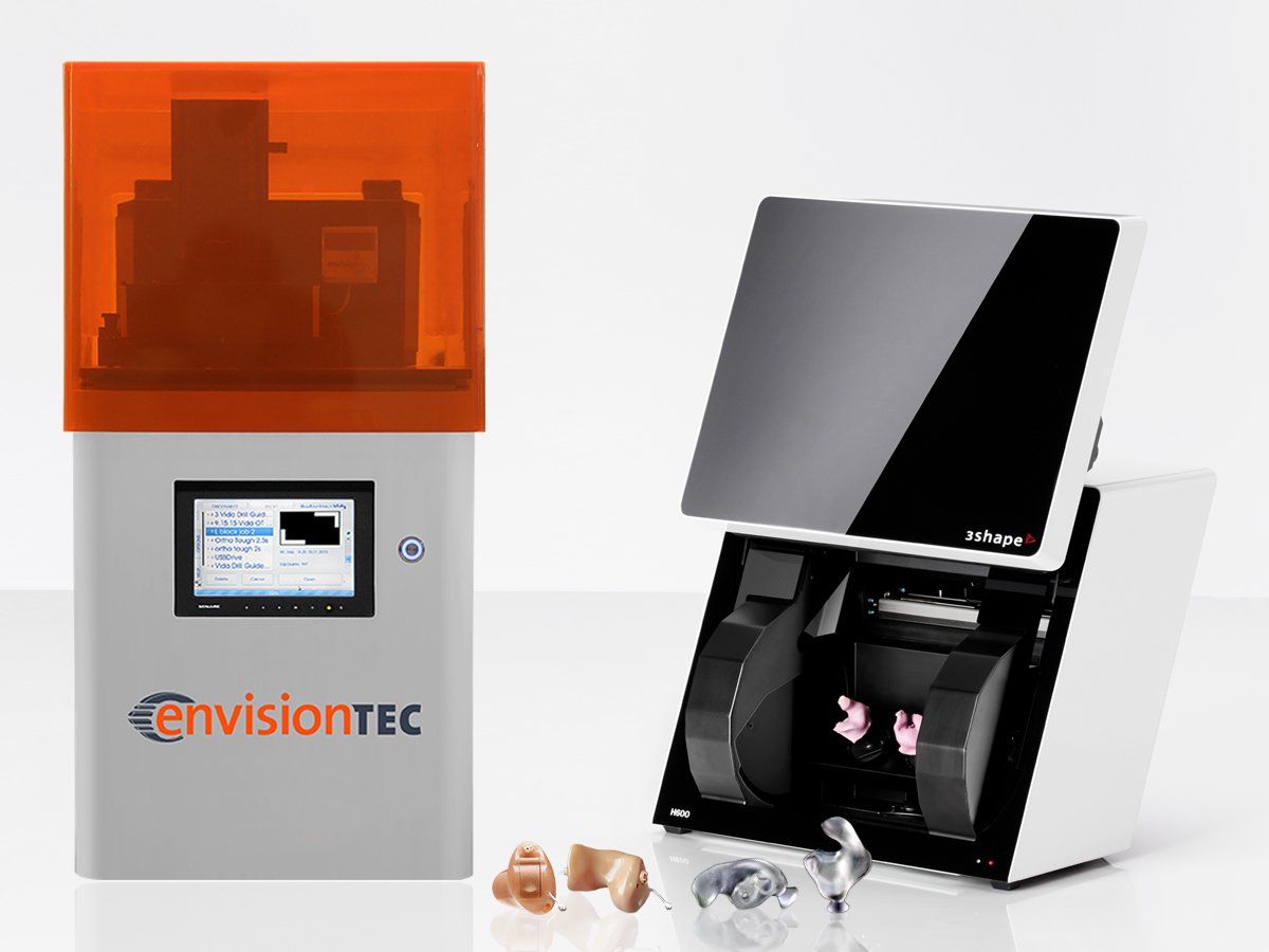 EnvisionTEC's tweet photo. #ICYMI - #EnvisionTEC and #3Shape brings value to hearing care market. #ineardevices #hearingaids #3Dprint #3Dscan https://t.co/JLXNV6xi5P https://t.co/2xjCUktduM
