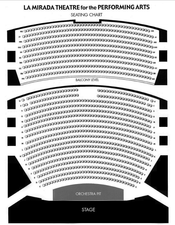 La Mirada Theater Seating Chart