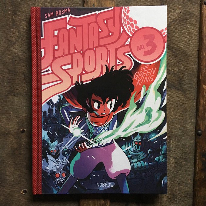 there's treasure stuffed all up in every panel of @sbosma's Fantasy Sports series, so best get your hands on vol.3 from @NobrowPress 
