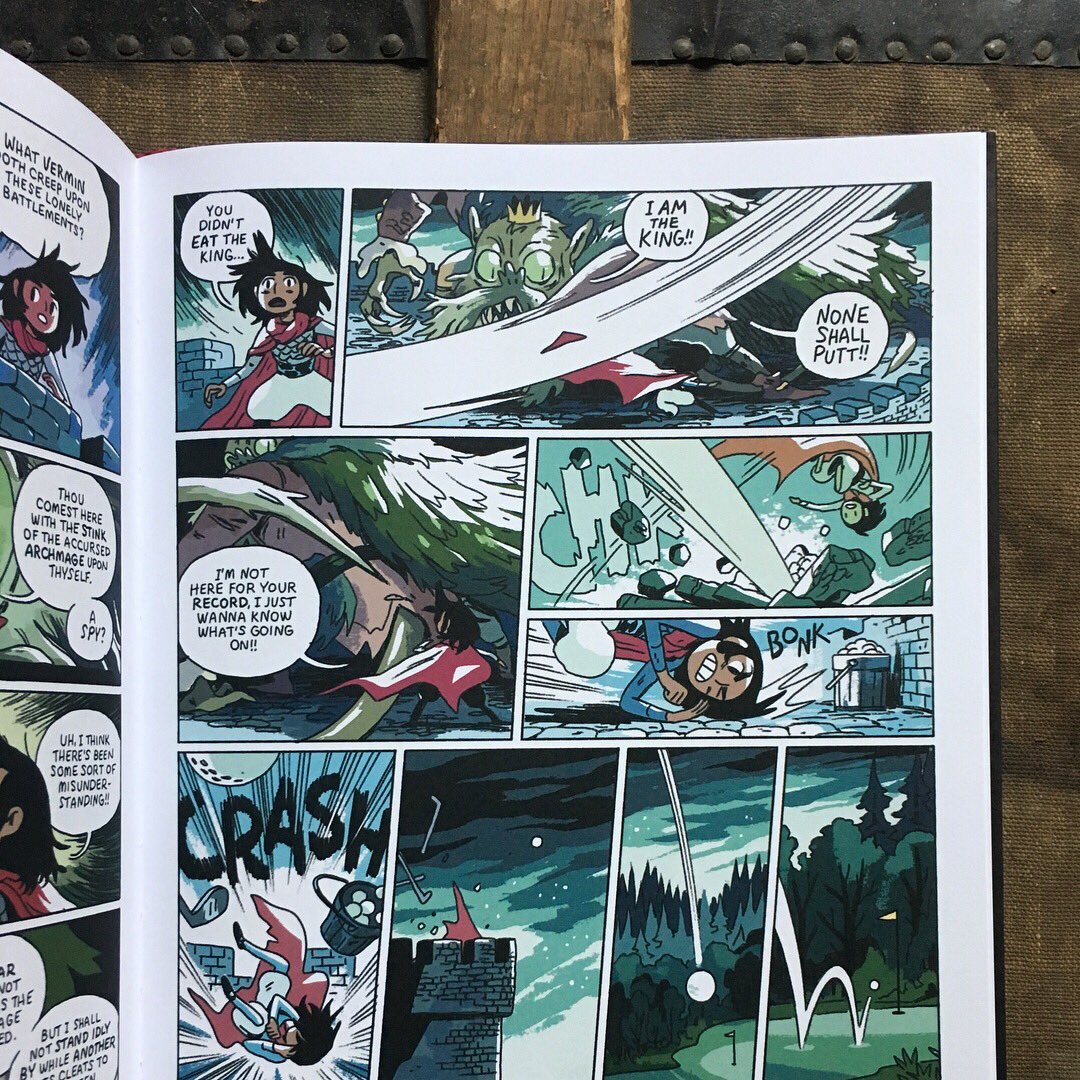 there's treasure stuffed all up in every panel of @sbosma's Fantasy Sports series, so best get your hands on vol.3 from @NobrowPress
