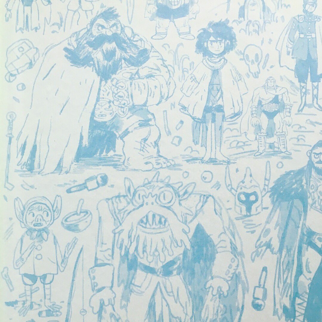 there's treasure stuffed all up in every panel of @sbosma's Fantasy Sports series, so best get your hands on vol.3 from @NobrowPress