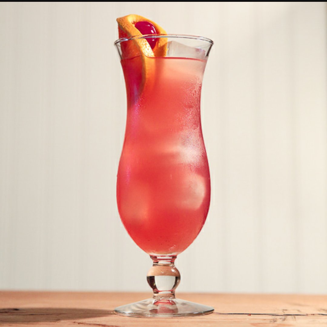 #Hurricane:
2oz White rum
2oz Dark rum
1oz lime juice
1oz OJ
2oz Passion fruit juice
.5oz Simple Syrup 
.5 oz Grenadine
Shake over ice!