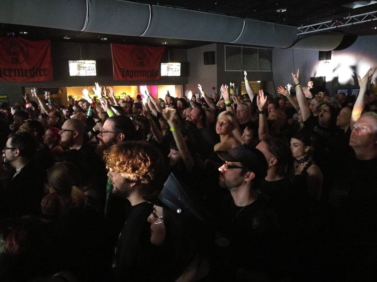 Phenomenal atmosphere at #Infest for the legendary #Rotersand, the electro maestros themselves!