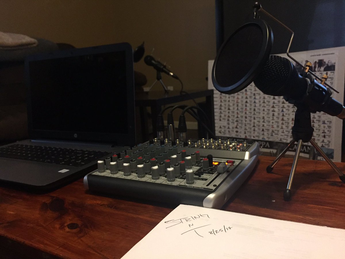 StringAndT's tweet image. Getting prepared to record our second podcast of the year! Post draft analysis to come.. #FantasyFootball #TulsaPods