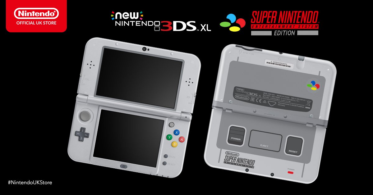 Nintendo Uk The New Nintendo 3ds Xl Super Nintendo Entertainment System Edition Is Up To Pre Order At The Nintendoukstore T Co Yp3nbgixjn T Co 0x43bakx1e
