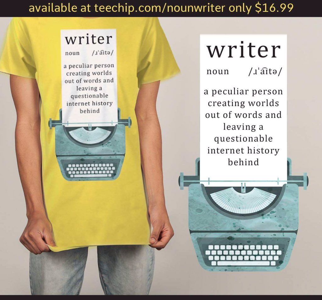 joejameshunt's tweet photo. Designing t-shirts makes me feel better 💕
I want one, I want one now!
#writer #writing #amwriting
teechip(.)com/nounwriter ;) https://t.co/eLu6NtuTRo