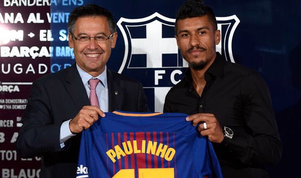 GironaUK's tweet photo. 🤔 Reading that some FC Barcelona fans are unhappy with Paulinho?

✅ The solution is simple! 😂 #GironaFC #ManCity #FCB https://t.co/WVSoCEU5Ta
