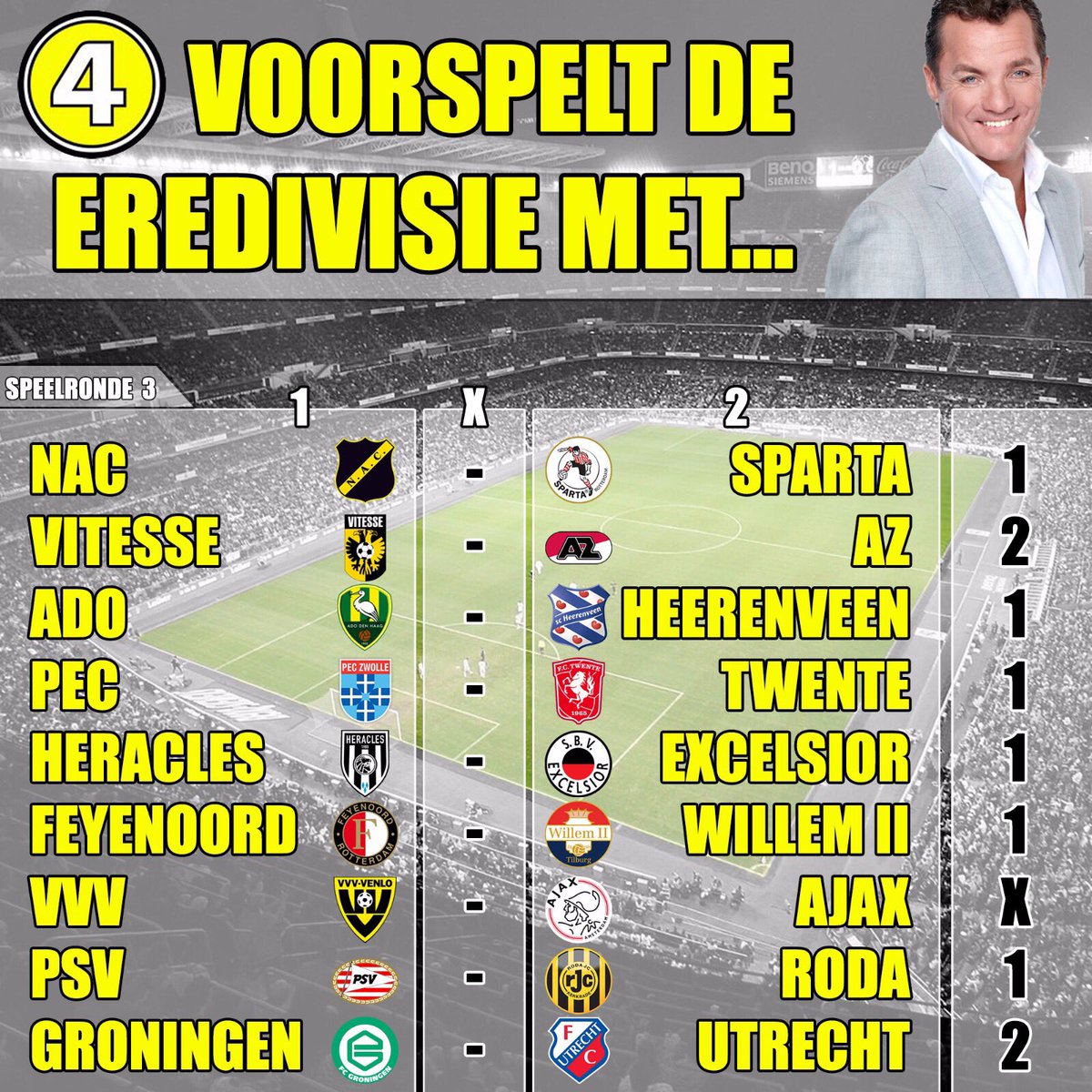 433 voorspelt de Eredivisie met... <a href="/JohndeBever/">John de Bever</a>!