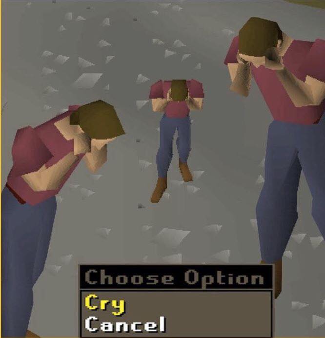 RSGoldMine's tweet photo. When your dad beats you for stealing his credit card to pay for Runescape Gold.. https://t.co/FVL8Cx55kk