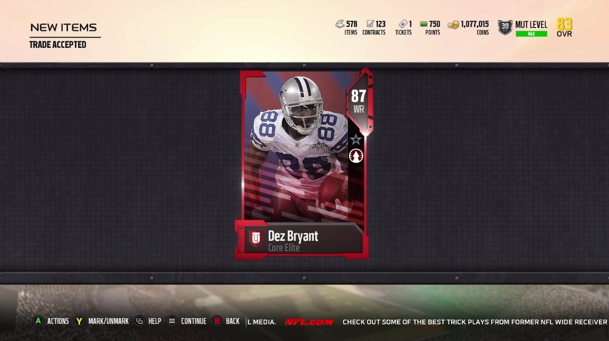 Walker_CLE's tweet image. 87 DEZ BRYANT GIVEAWAY! RT &amp;amp; Follow @ESPNKemp and @WalkerMUT(me) for a chance to win! Ends Friday 9/1. XB1.