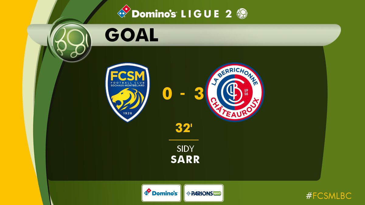 Ligue2BKT's tweet photo. J5 - @FCSM_officiel / @LaBerrichonne : Superbe but de Sidy Sarr (0-3) ! #FCSMLBC https://t.co/OIUd0pZ81o