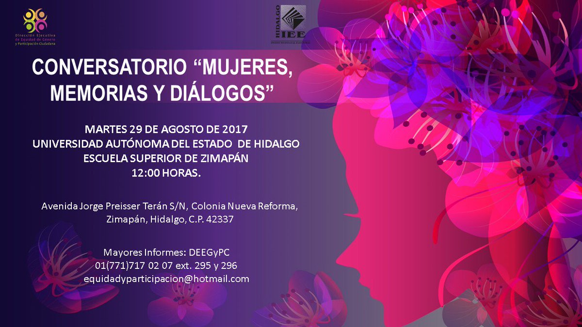 IEEHGeneroyPC's tweet photo. te esperamos!!
@ccchidalgo @mujerhidalgo @MEGCDHEH @MUJERESCHGO @Zimapanhgo https://t.co/tyqppALWoI #ESZi https://t.co/A0P8FdU1rK