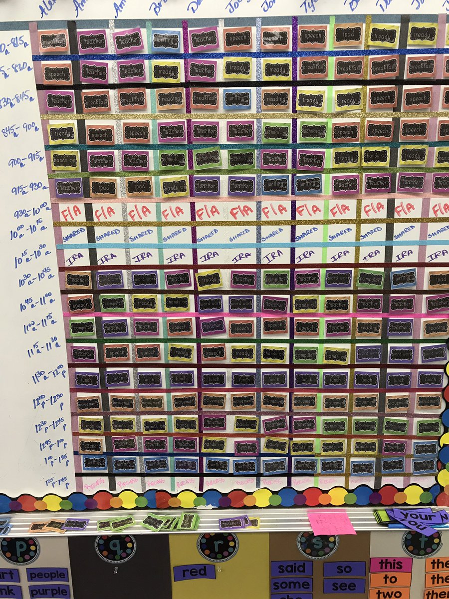 WWMsNagle's tweet photo. Every minute planned, not a second to waste! #adultsneedvisualstoo #timemanagement #whererwe #ASDproud @STESPrincipal https://t.co/uBIt04fdmc