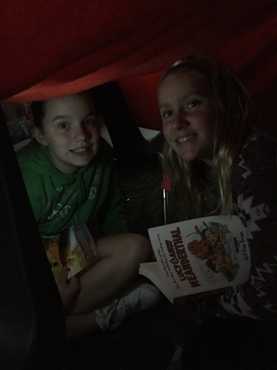 "Camp Out" with a Good Book Friday! #YESTigers180