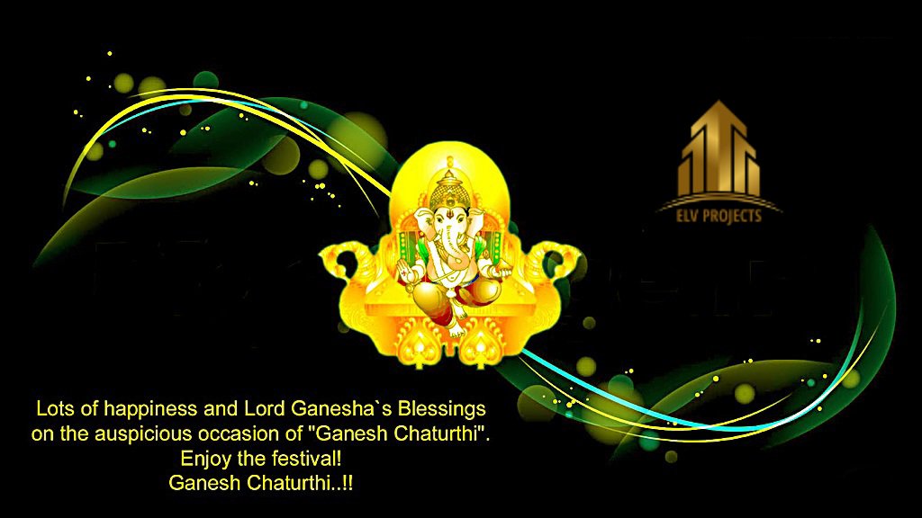 ELVProjects's tweet image. ELV Projects @ELVProjects wishes you and your family Happy Ganesh Chaturthi ... #RealEstate #ELVProjects #Whitefield #BorewellRoad