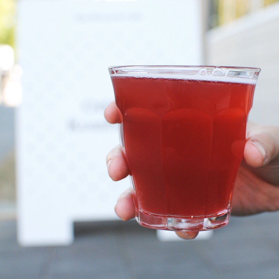 Our new cherry kombucha is pouring in the tap room! Just in time for the weekend. 🍒 
#cherry #kombucha #yvrdrinks #mountpleasant #taproom